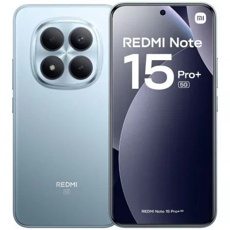 Xiaomi Redmi Note 15 Pro Plus 5G Smartphone, 8GB RAM 256GB, Pantalla 6.83" AMOLED 120Hz, Cámara 200MP, Batería 6500mAh, Azul Glaciar Xiaomi Redmi Note 15 Pro Plus 5G Smartphone, 8GB RAM 256GB, Pantalla 6.83" AMOLED 120Hz, Cámara 200MP, Batería 6500mAh, Azul Glaciar